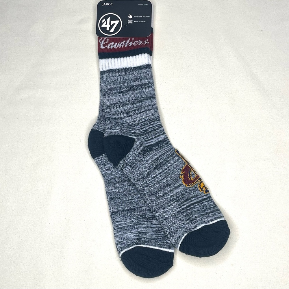 Cleveland Cavaliers athletic crew socks